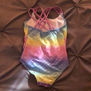 Rainbow girls swimsuit size 4